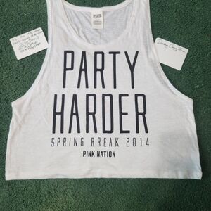 VS PINK vintage Spring break 2014 SIZE small like new